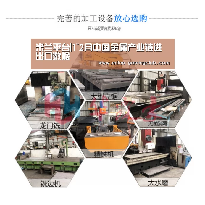 米兰平台|1~2月中国金属产业链进出口数据(图1) 米兰体验